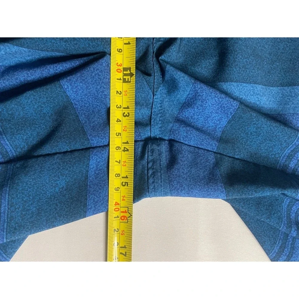 Ocean Current Mens Blue Striped Board Shorts Cargo Pocket Swim Trunks Size 38